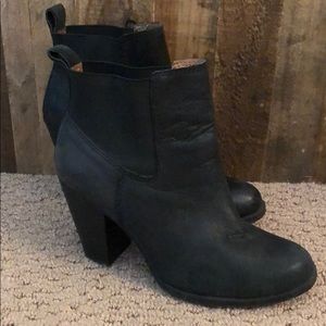 Lucky Brand “Leather Lipper” Bootie